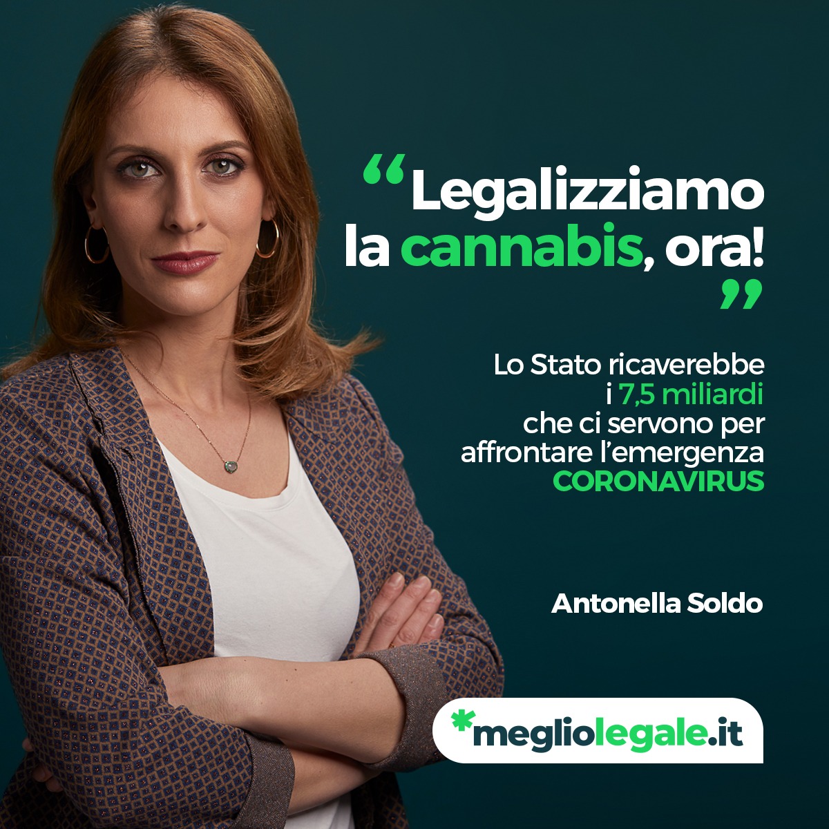 Legalizziamo la cannabis, ora!